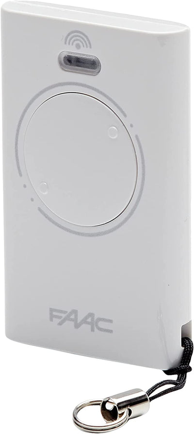 787007 XT2 433 SLH Automazione Cancello Telecomando Trasmittente 2 Canali, 433 Mhz, Bianco