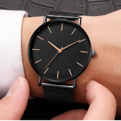 Steel-Band Fashion Quartz Watch