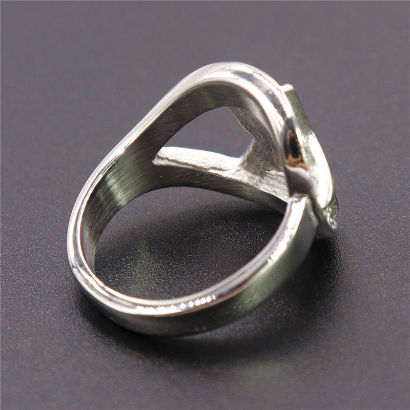 Fashion Creativity Personality Star Ring Stainless Steel