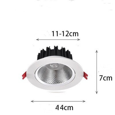 Household Wall Washing Lamp COB Spotlight Led Sky Lamp Angle Adjustable