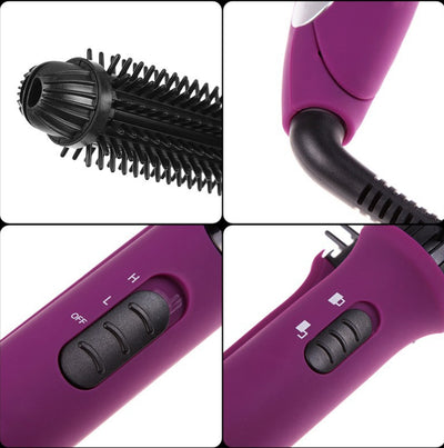 Hair Curling Stick Dual-Purpose Hair Straightener Buckle Hair Curler Electric Coil Comb Plywood