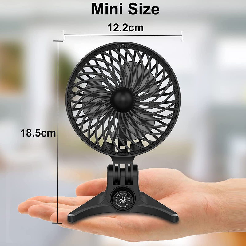 Ventilatore Usb,Mini Ventilatore Da Tavolo Silenzioso Portatile,Controllo Del Vento Rotante,Piegatura a 130°,Ventilatore Potente per Ufficio, Casa E All&