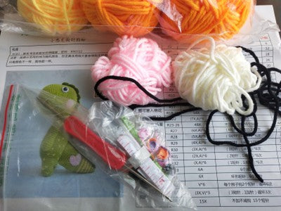 Wool Little Dinosaur Handmade DIY Material Package