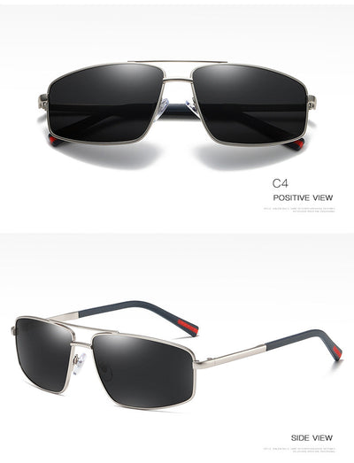 Men'S Sunglasses Fashion Metal Polarized Glasses