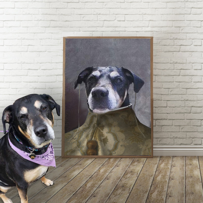 Personalized Pet Canvas Portrait Image Nordic Wall Art Picture