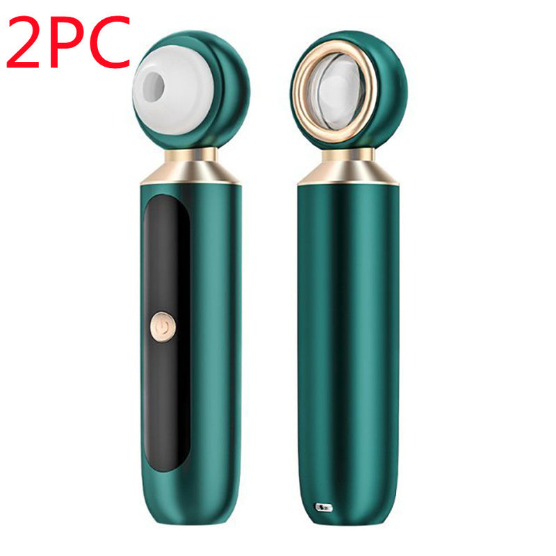 Portable Visual Blackhead Meter Household USB Electric Magnifying Glass Suction Pore Cleaner Blue Light Cleansing to Blackheads