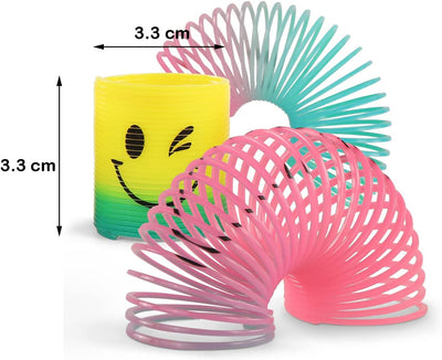30 Pezzi Molle per Bambini Gadget Compleanno Bambini Molla Giocattolo Gadget Bambini Fine Festa