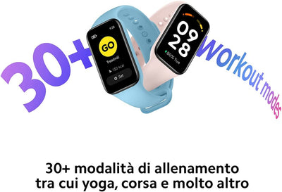 Redmi Smart Band 2, Schermo TFT 1.47", Corpo Ultra-Slim, Monitoraggio Del Sonno, Spo2 E Frequenza Cardiaca, Resistenza All'Acqua 5ATM, Autonomia Di 14 Giorni, +30 Modalità Di Allenamento, Nero