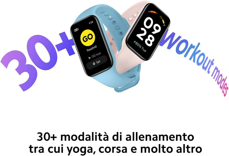 Redmi Smart Band 2, Schermo TFT 1.47", Corpo Ultra-Slim, Monitoraggio Del Sonno, Spo2 E Frequenza Cardiaca, Resistenza All&