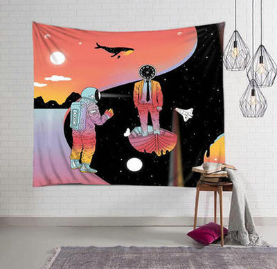 Astronaut Spaceman Background Cloth