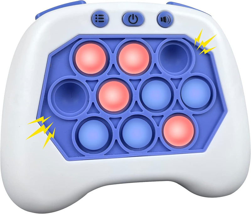 Gioco Perfetto per Bambini, Pop It Light up Fidget Game, Console Di Gioco Portatile E Giocattolo Sensoriale Fidget per Bambini Di 4-8 E 8-12 Anni, Regalo Di Compleanno (Blu)