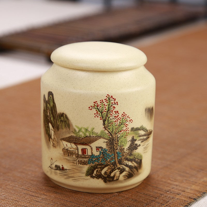 Bone China Ceramics Tea Caddies Ceramic Tea Can Chinese Kung Fu Canister Teaset Accessories Tea Jar Cans Box Home Office Teaware