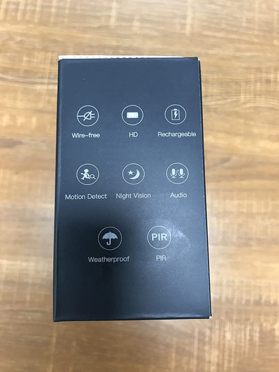 Telecamera Wi-Fi Esterno Con Pannello Solare, Telecamera Wifi Esterno Batteria Senza Fili, Visione Notturna a Colori, Rilevazione Di Movimento PIR, IP66, Audio a 2 Vie