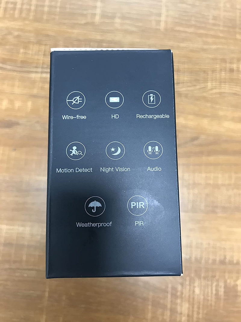 Telecamera Wi-Fi Esterno Con Pannello Solare, Telecamera Wifi Esterno Batteria Senza Fili, Visione Notturna a Colori, Rilevazione Di Movimento PIR, IP66, Audio a 2 Vie
