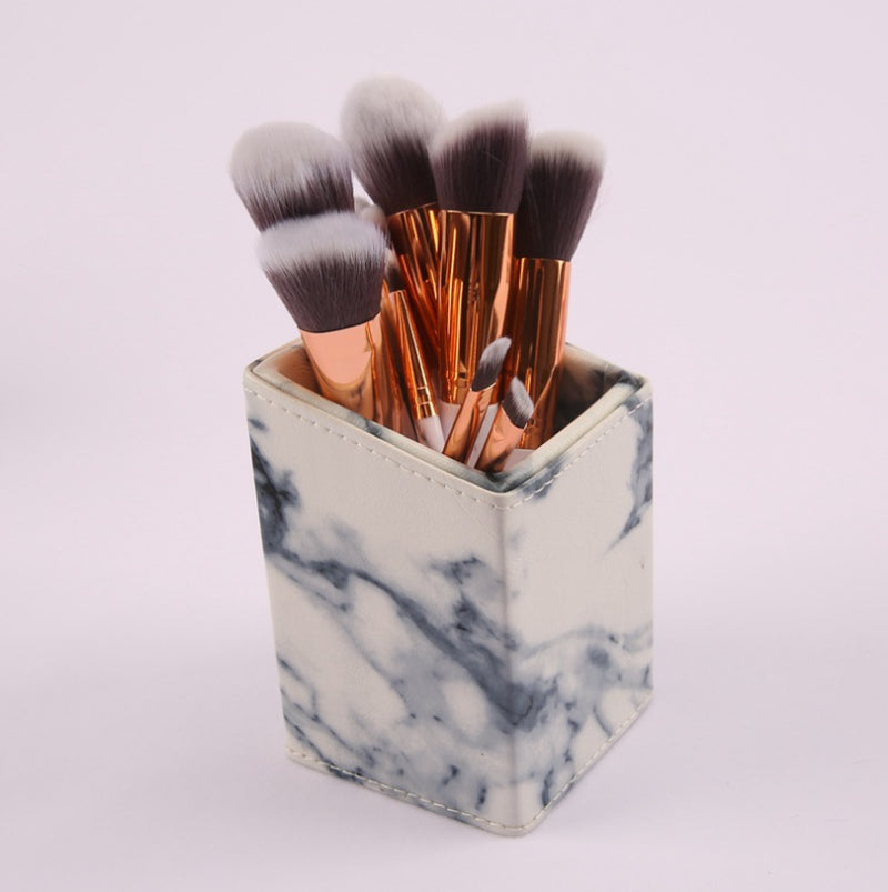 10 Marble Makeup Brush Sets, Beauty Tools, Blush, Eye Shadow, Face Modification, 5 Big 5 Small Explosions.