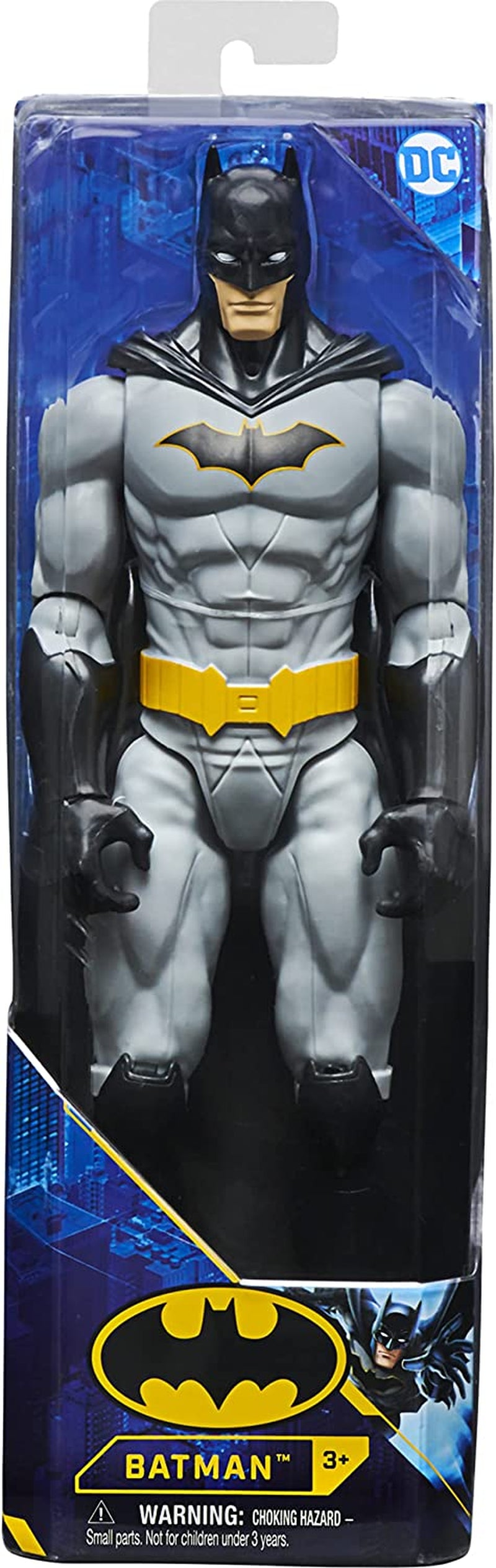 | Batman | Personaggio Batman in Scala 30 Cm Con Decorazioni Originali, Mantello E 11 Punti Di Articolazione - Giocattoli per Bambini E Bambine Dai 3 Anni