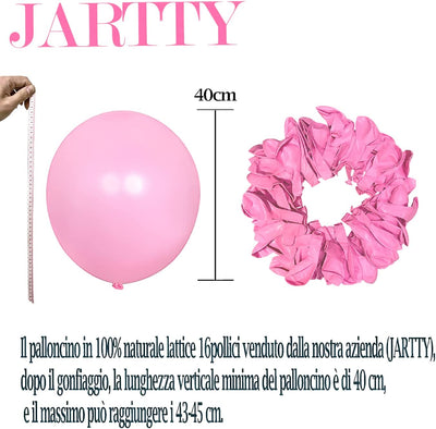 Palloncini Rosa Macaron Palloncino Rosa Pastello Lattice Elio Palloncino Festa 40Cm 50Pezzi Nascita Bimbo Ragazze Compleanno Festa Battesimo Baby Shower Compleanno Festa Decorazione