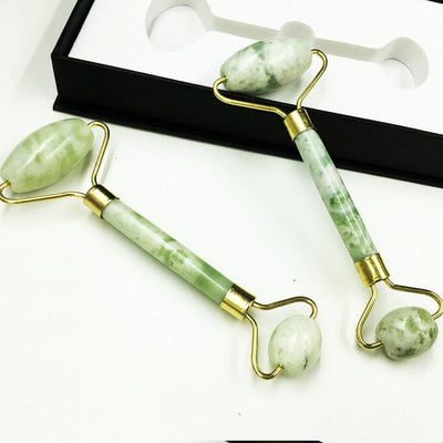 Jade Beauty Device Roller Xiuyu Double-Headed Facial Massage Stick Jade Roller