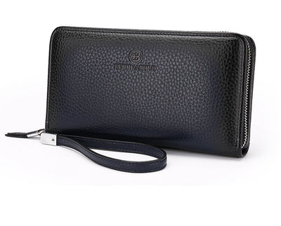 Large Capacity Men'S Business Casual Long Wallet