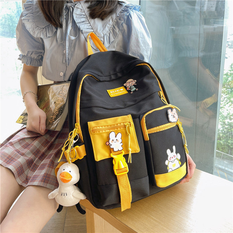 New Hot Sale Hit Color Candy Girls Backpack