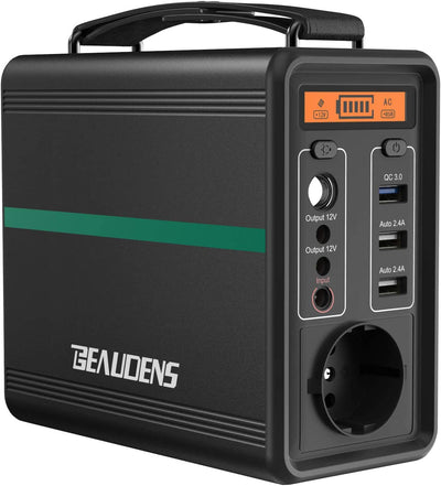 Accumulatore Di Energia Portatile 166Wh Batteria Al Litio-Ferrofosfato AC/DC/USB Generatore Portatile Solare Corrente Silenziato per Campeggio Emergenza Viaggi Pesca Attività All'Aperto