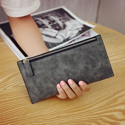 Women'S Purse Ladies Wallet Long Money Bags Simple Style