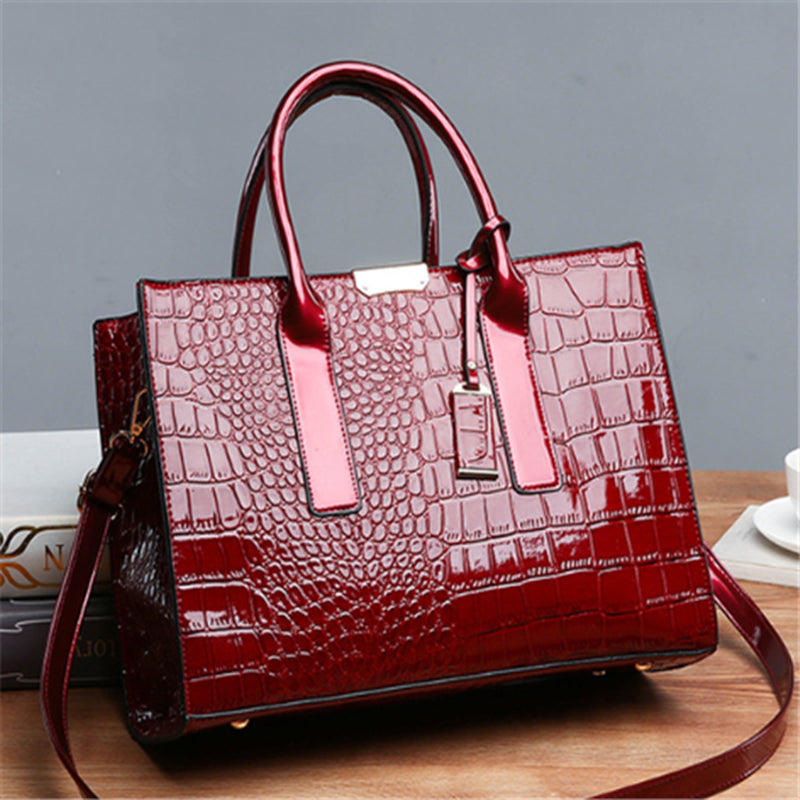 Diagonal Cross Bag Solid Color Stone Tote Bag