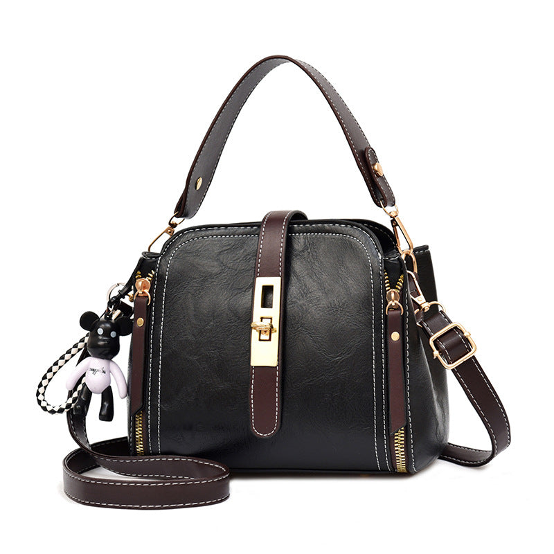 Fashion PU Leather Handbags Small Flap Crossbody Shoulder Messenger Bags Women Vintage Purse Bags