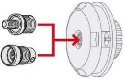 Testina Load E Go, OLEOMAC, 130 MM, M 10X1,25 F, Metallo