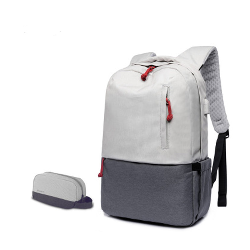 Cross Border Picano Custom Computer Bag Backpack Leisure Student Package Men and Women Multi-Functional USB Charging Knapsack