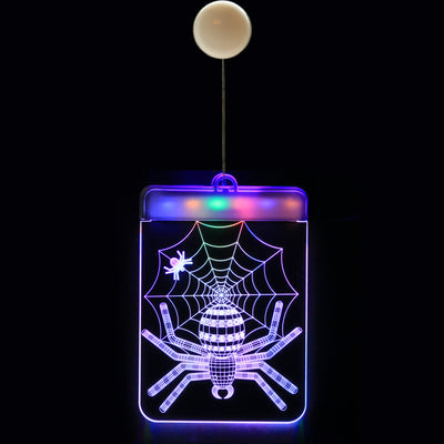 Creativity Christmas Decoration USB Lights LED Battery Lights Bells Elk String Lights 3D Acrylic Board Hanging Lights