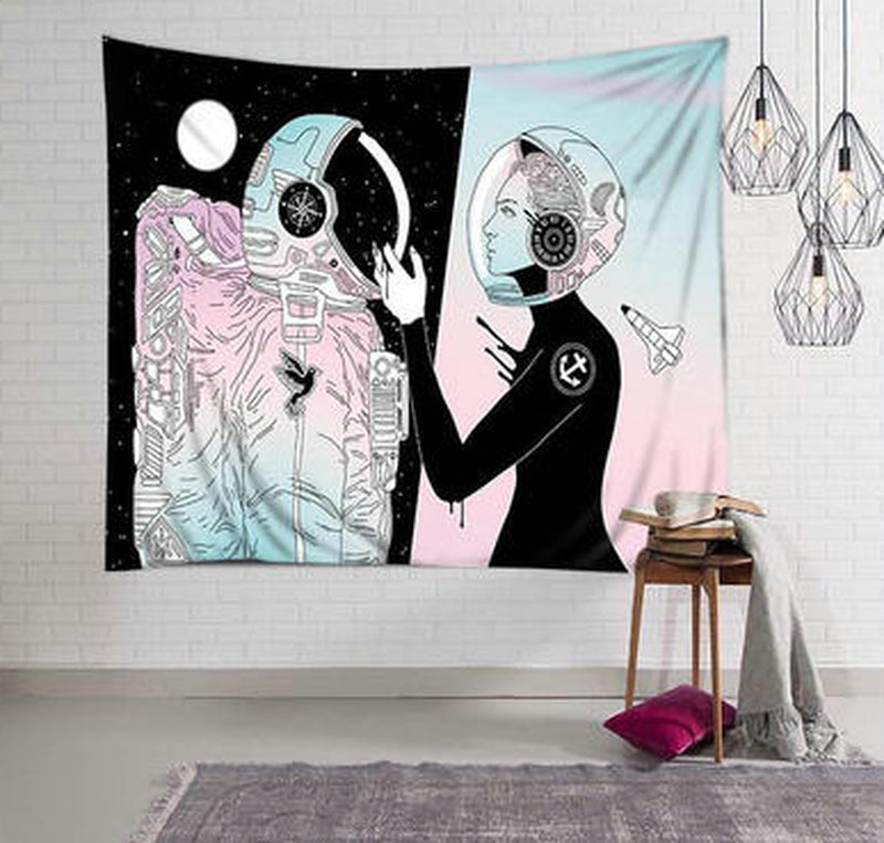 Astronaut Spaceman Background Cloth