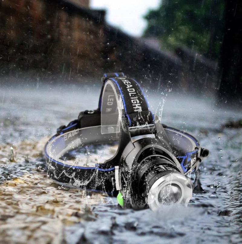 USB Charging Built-In Smart Sensor Head-Mounted Outdoor Fishing Headlight