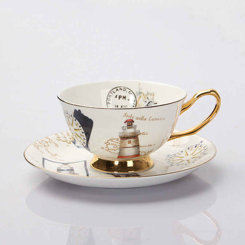 European Coffee Cup and Saucer