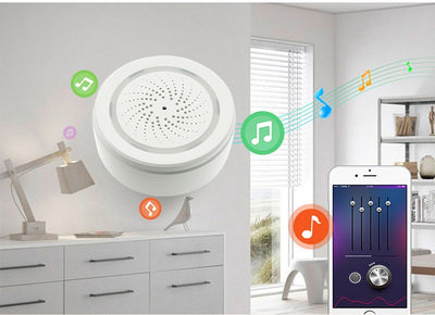 Wifi Alarm Household Wireless Smart Sound and Light Alarm