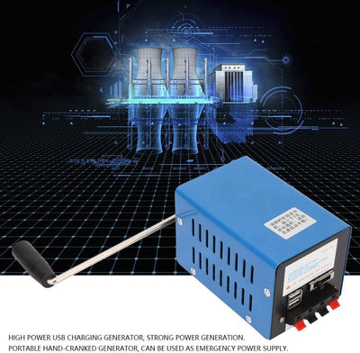 Generatore Di Potenza Di Emergenza Portatile, 20 W, 2000 Giri/Min, USB, per Computer, per La Sopravvivenza Di Emergenza All'Aperto