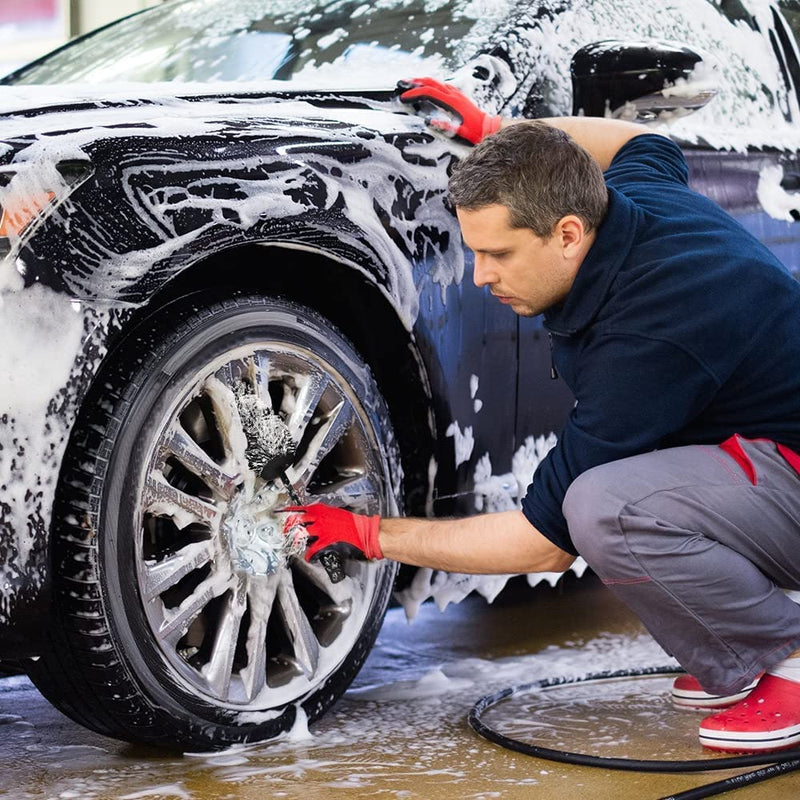 Spazzola per Cerchioni in Microfibra Di Alta Qualità per Auto, per Cerchioni in Alluminio. Spazzola Cerchi Auto. Cura Ottimale Dei Cerchioni Senza Graffi, Pulizia per Tutti I Tipi Di Cerchioni