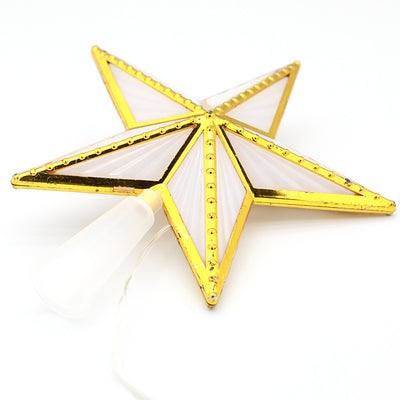 Christmas Lights Tree Top Star Plastic USB Battery Two Functions For Power Supply