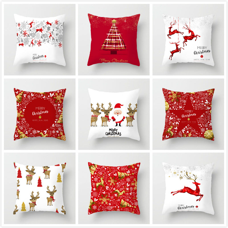 Christmas Linen Pillowcase