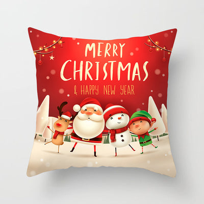 Santa Snowman Pillowcase