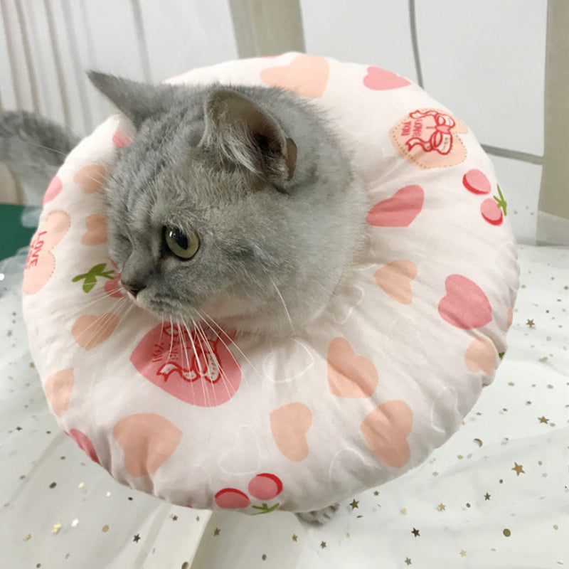 Soft Cute Cloth Pure Sponge Cat Collar Collar Headgear