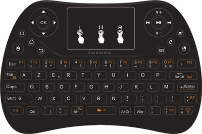 Mini Touch Keyboard with Seven-Color Backlight English