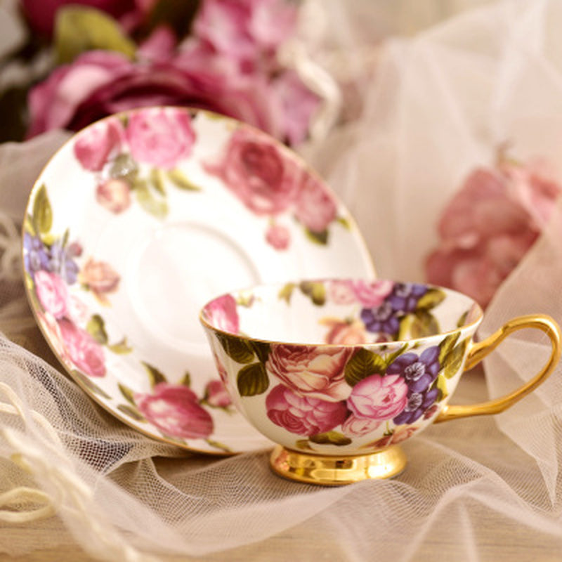 European Coffee Cup and Saucer