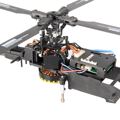 E200 2.4G 6CH 3D6G System Dual Brushless Direct Drive Motor 1：47 Scale Flybarless RC Helicopter