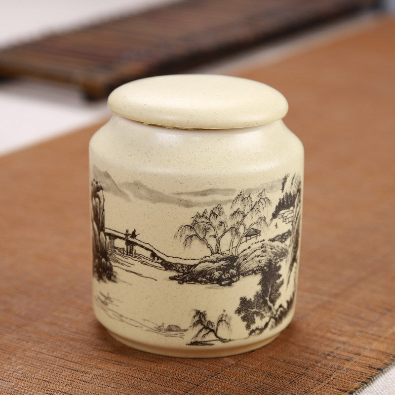 Bone China Ceramics Tea Caddies Ceramic Tea Can Chinese Kung Fu Canister Teaset Accessories Tea Jar Cans Box Home Office Teaware