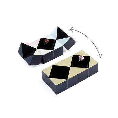 Valentine'S Day Magic Cube Jewelry Packaging Box Personalisation Propose Marriage Ring Box