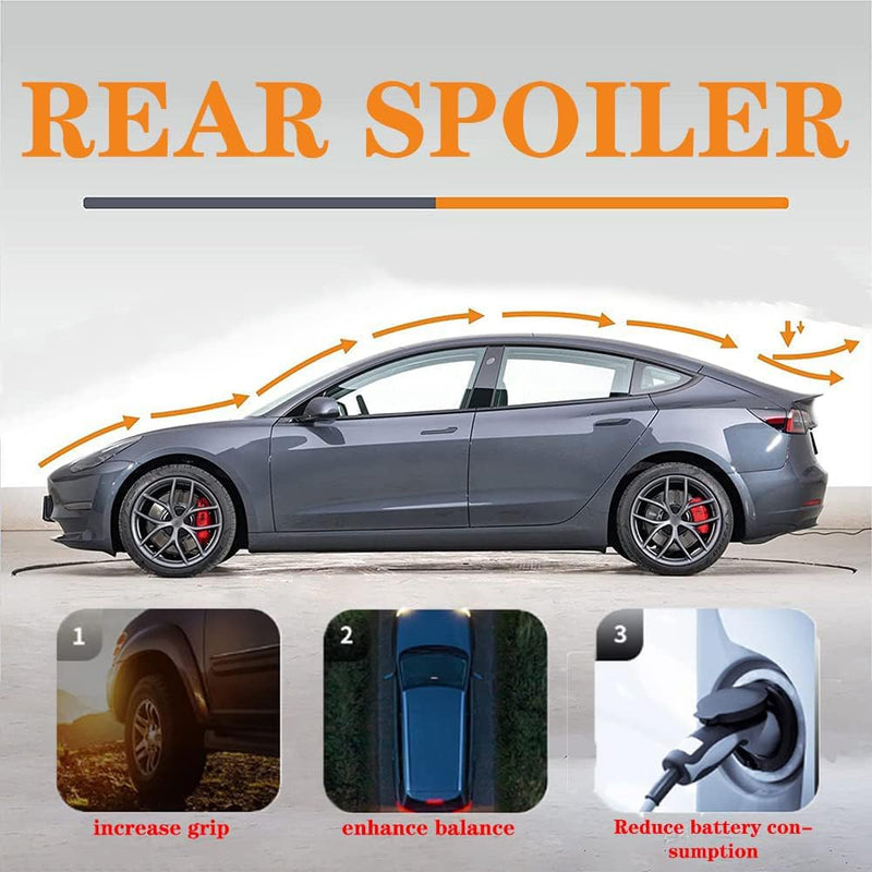 Auto Spoiler Posteriori per Au-Di S3 / A3 S-Line 8V / 8V Facelift Hatchback/Sportback, ABS Posteriore Tronco Spoiler Alettone Posteriore Accessori Modifica