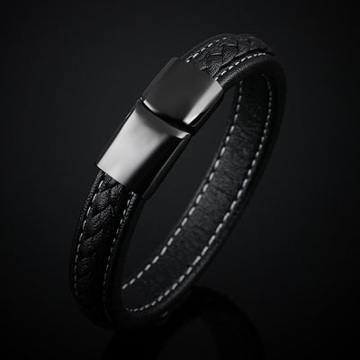 Black Titanium Steel Bracelet