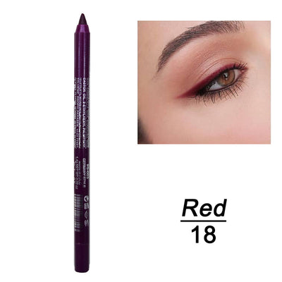 Eyeliner Dual Use Gel Eyeliner Pen for Long Lasting Waterproof and Sweat Proof