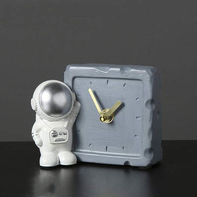 Astronaut Creative Children''S Room Bookcase Desktop Astronaut Clock Trinket Boy''S Bedroom Bedside Decoration